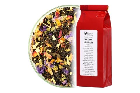 Herbata Czarna TĘCZOWA CHWILA (OT) (50g) Kolorowy Świat Aromatów !